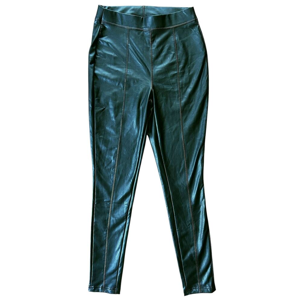 CI Sono Faux Leather Black Pants / Leggings Women’s Medium